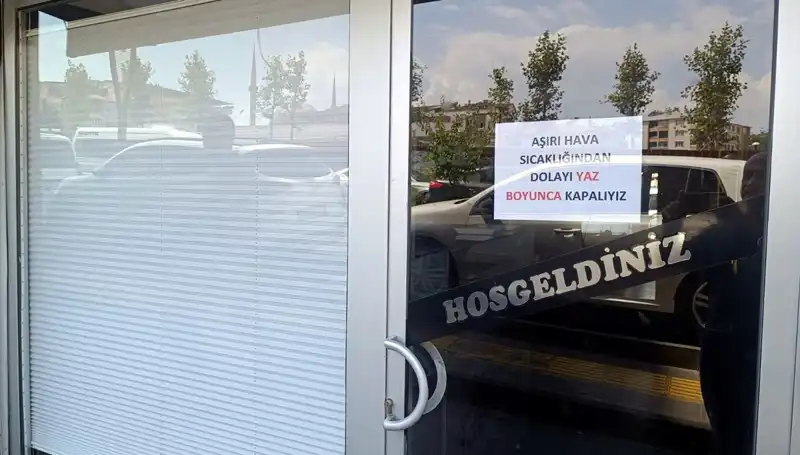 Afrika Sıcakları Esnafa Zor Günler Yaşatıyor: Yaz Dükkanları Kapatma Kararı
