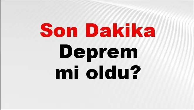 Kütahya’da Son Dakika Deprem! Merak Edilen Tüm Ayrıntılar Burada