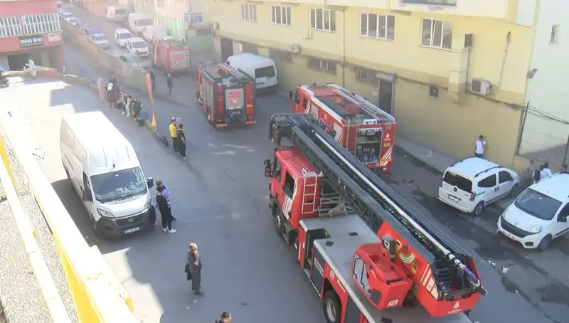 İstanbul'da Tekstil Atölyesinde Yangın: Yangın Kısa Sürede Büyüdü