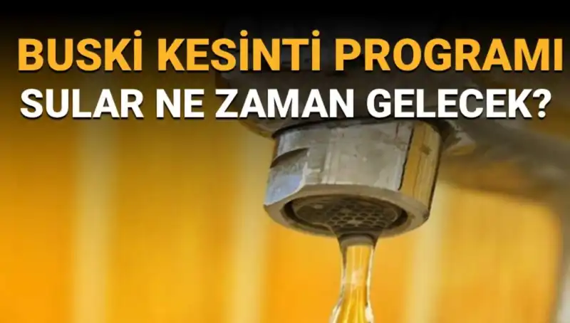 Bursa Nilüfer'de Su Kesintisi: BUSKİ'den Beklenen Su Gelişmeleri