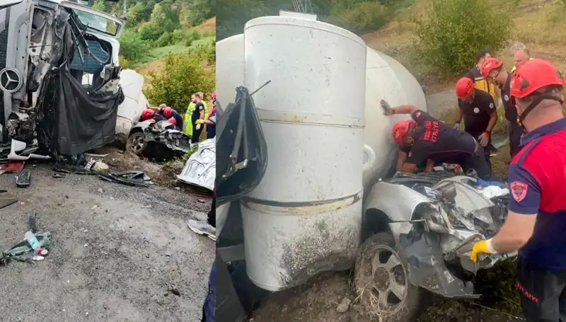 Beton Mikseri Devrildi: Trafikteki Feci Kaza Sonucu 1 Ölü, 1 Yaralı