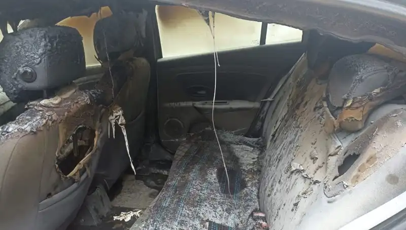 Esenyurt'ta Şok Olay: Hırsız, İsteği Reddedilince Arabasını Yaktı