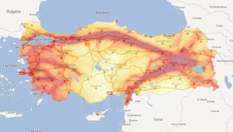 2025 MTA Diri Fay Haritası: Türkiye’de Deprem Riski Taşıyan 45 İl ve 110 İlçe