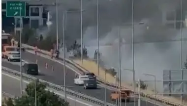 Anadolu Otoyolu’nda Sigara Izmariti Yangın Çıkardı: Korku Dolu Anlar