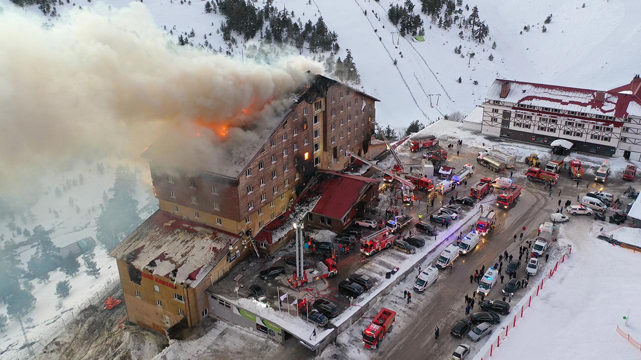 Kartalkaya'da Otel Yangınında 10 Ölü, 32 Yaralı